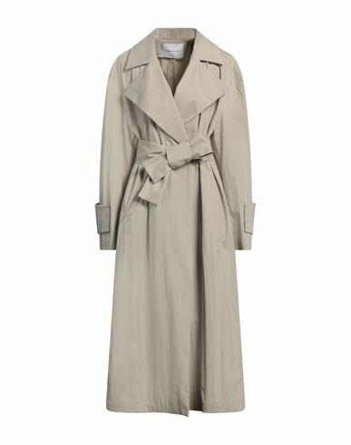 Fabiana Filippi Woman Overcoat & Trench Coat Beige Cotton, Polyamide, Ecobrass Cover