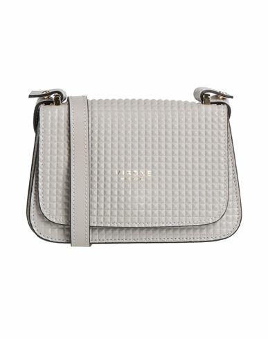 Visone Woman Cross-body bag Light grey Calfskin Cover