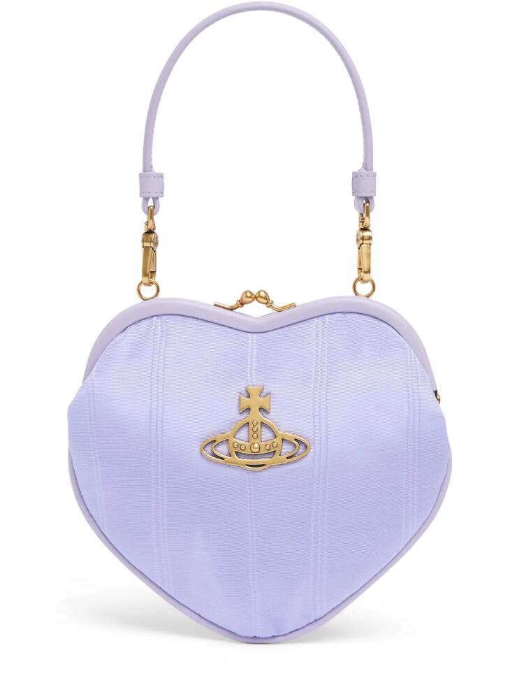 VIVIENNE WESTWOOD Belle Heart Frame Moiré Top Handle Bag Cover