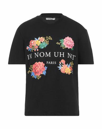 Ih Nom Uh Nit Man T-shirt Black Cotton, Elastane Cover