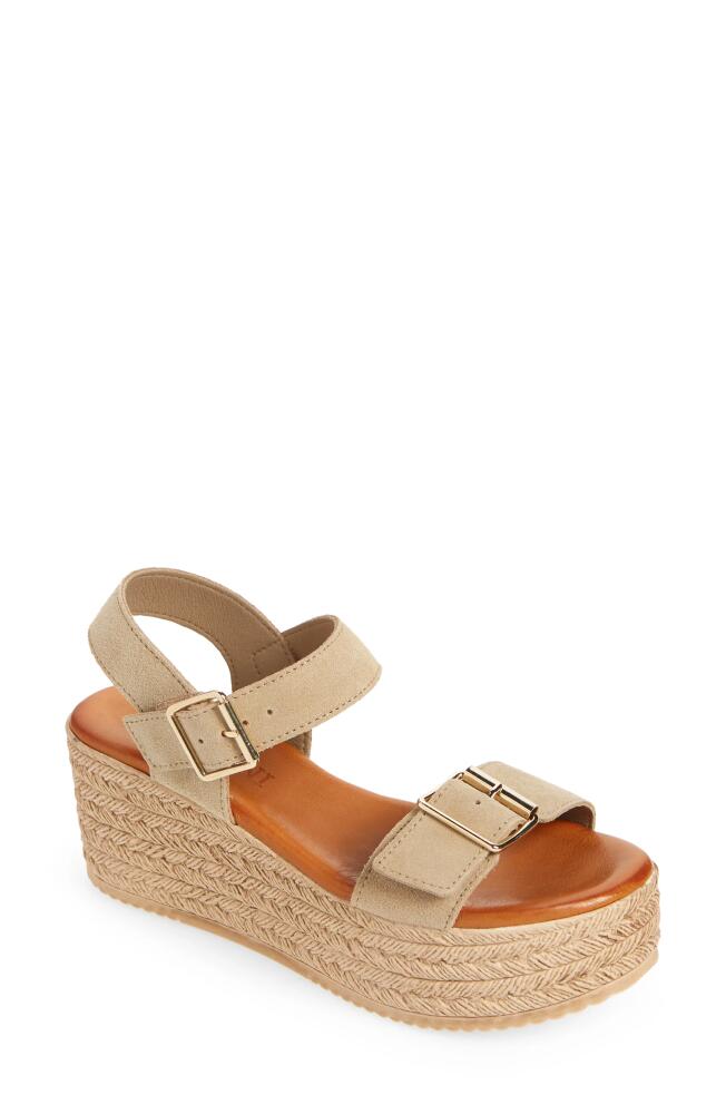 Cordani Betsy Espadrille Wedge Sandal in Sabbia Suede Cover