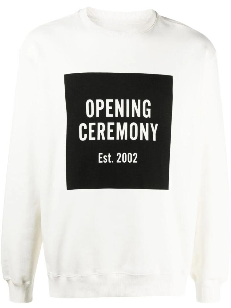 Opening Ceremony box-logo sweatshirt - White Cover