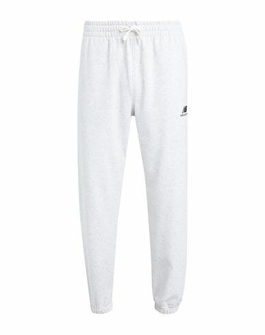 New Balance Uni-ssentials French Terry Sweatpant Man Pants Light grey Cotton, Polyester Cover