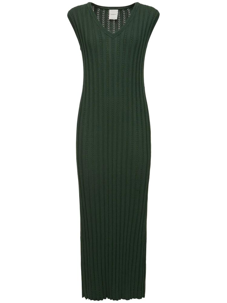 VARLEY Christine Cotton Knit Maxi Dress Cover