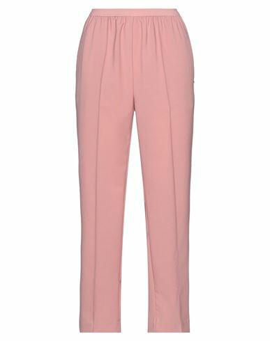 Ottod'ame Woman Pants Pastel pink Polyester, Virgin Wool, Elastane Cover