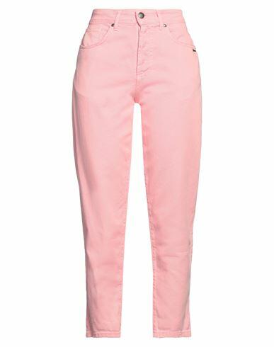 Berna Woman Pants Pink Cotton Cover