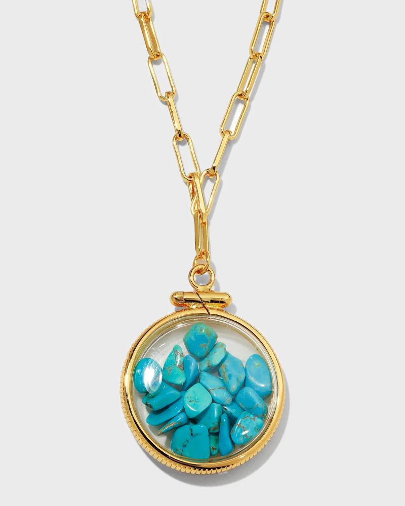 NEST Jewelry Turquoise Stone Shaker Necklace Cover