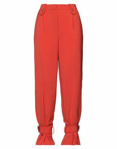 Cristinaeffe Woman Pants Orange Polyester, Viscose, Elastane Cover