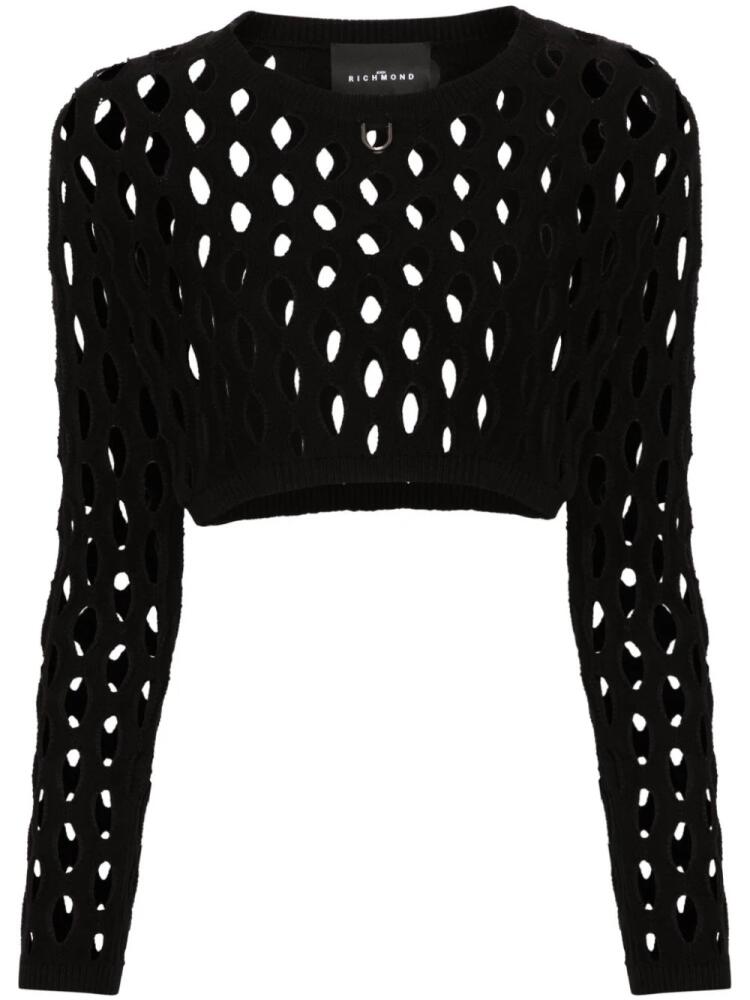 John Richmond cut-out knitted jumper - Black Cover