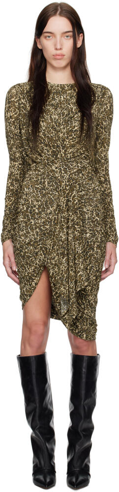 Isabel Marant Brown Zorah Midi Dress Cover