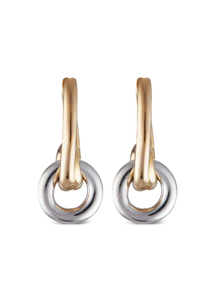 Otiumberg Loop Drop hoop earrings - Gold Cover