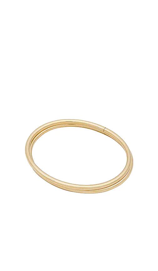 Jenny Bird Dane Bangle Set in Metallic Gold Cover