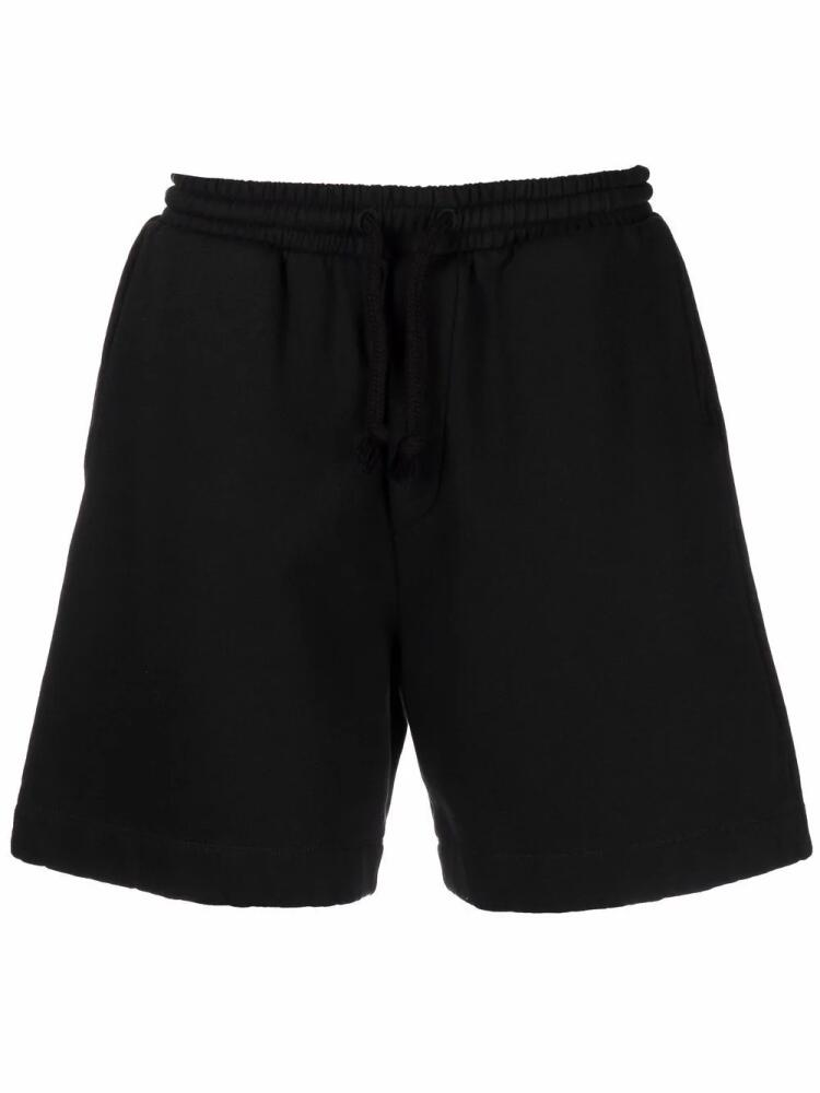 Nanushka logo detail jersey shorts - Black Cover