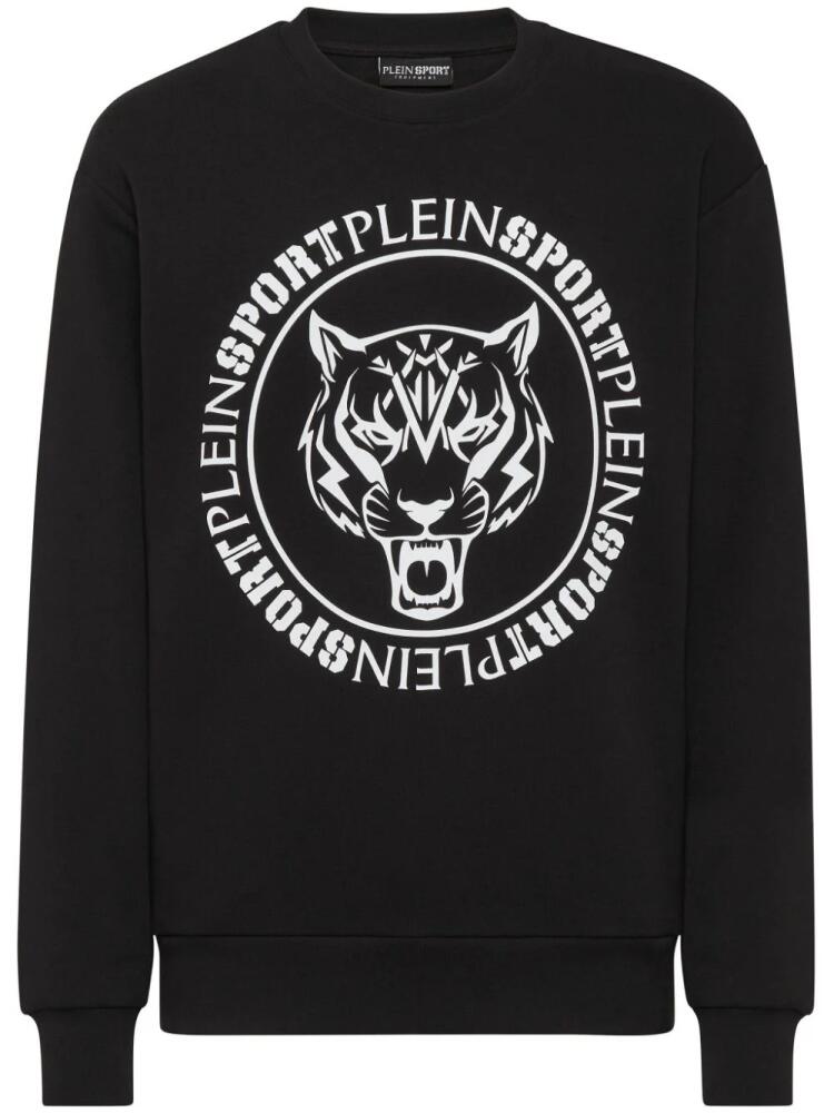 Plein Sport Tiger logo-print sweatshirt - Black Cover