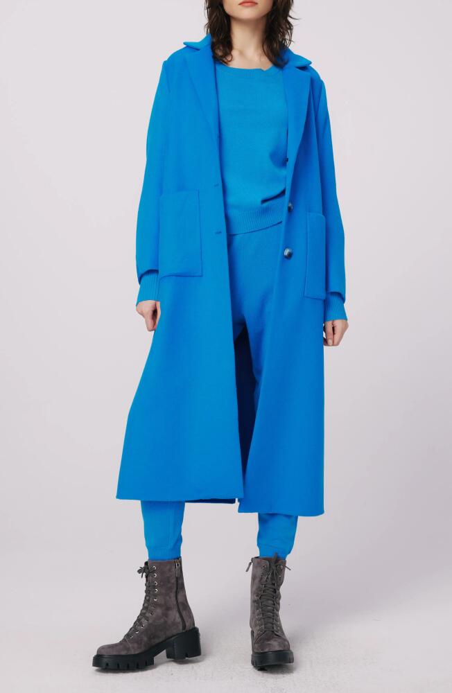 Diane von Furstenberg Nene Wool Coat in Bright Blue Cover