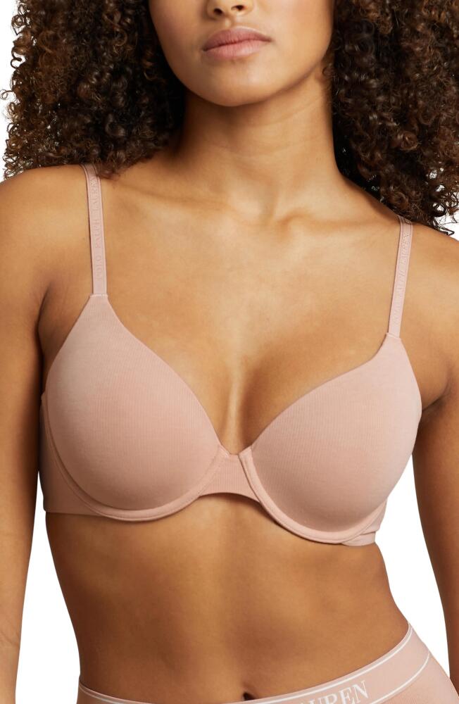 Polo Ralph Lauren Underwire T-Shirt Bra in Clay Cover