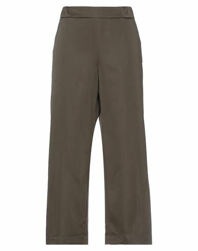 Ottod'ame Woman Pants Military green Polyester Cover