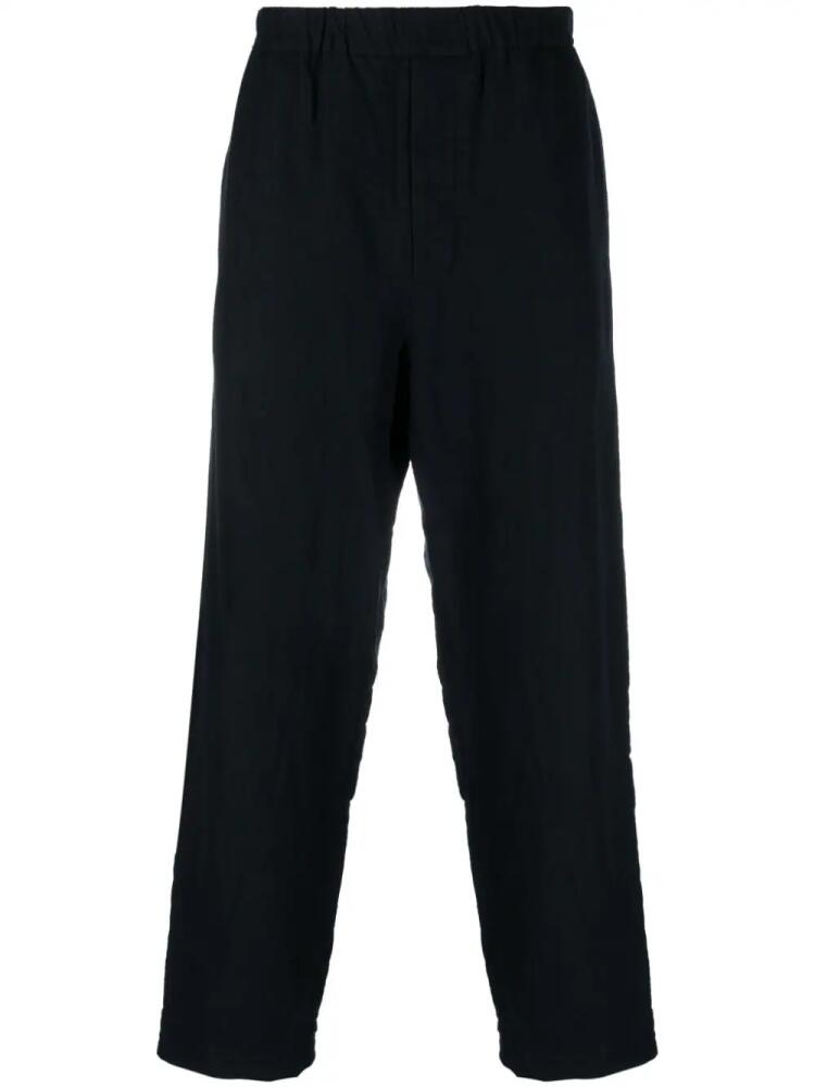 Casey Casey slip-on straight-leg trousers - Blue Cover