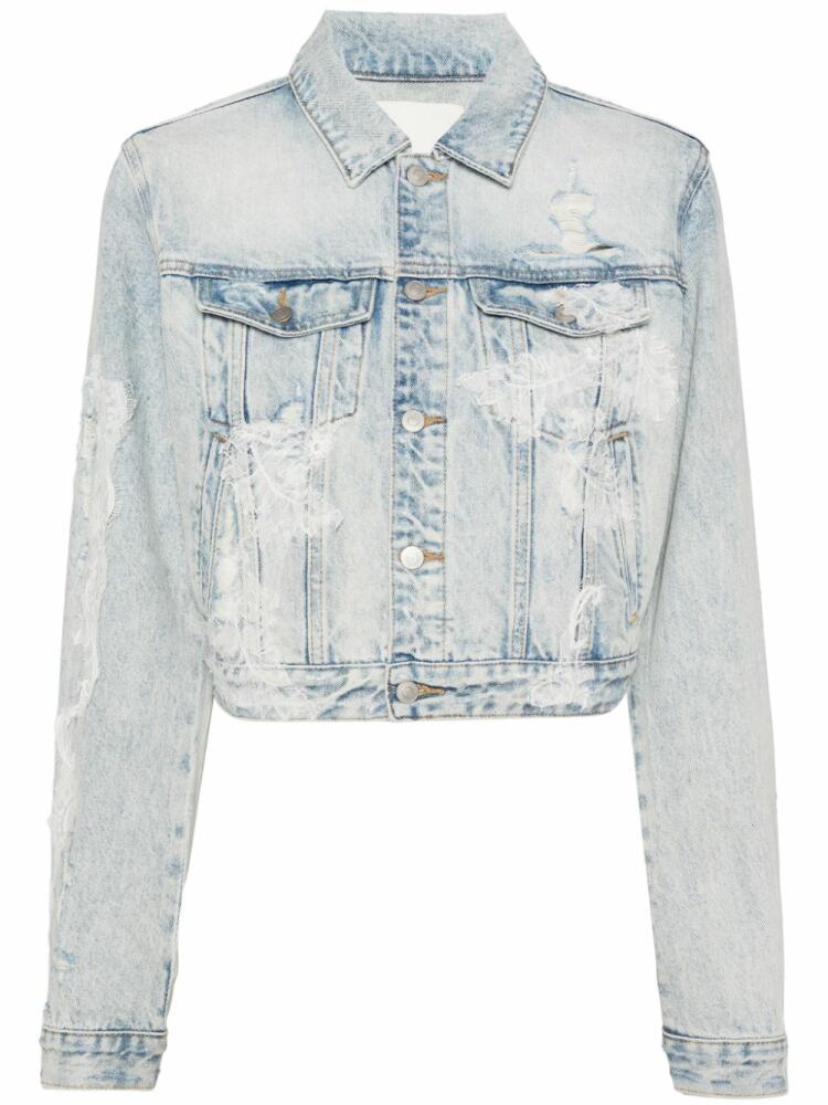 JNBY lace embellishment denim jacket - Blue Cover