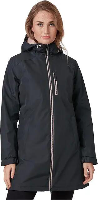 Helly Hansen Long Belfast Winter Jacket (Ebony) Women's Jacket Cover