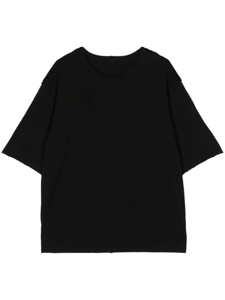 Attachment crew-neck cotton T-shirt - Black Cover