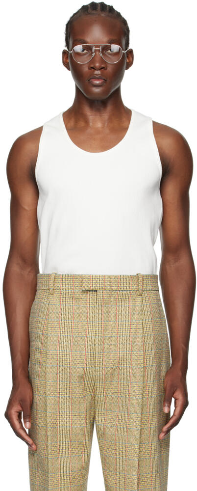 Bottega Veneta Off-White Rib Tank Top Cover