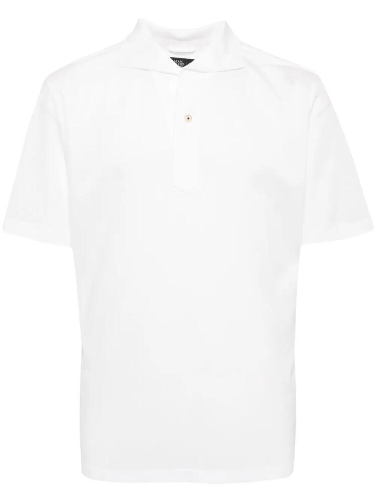 Man On The Boon. short-sleeve piqué polo shirt - White Cover