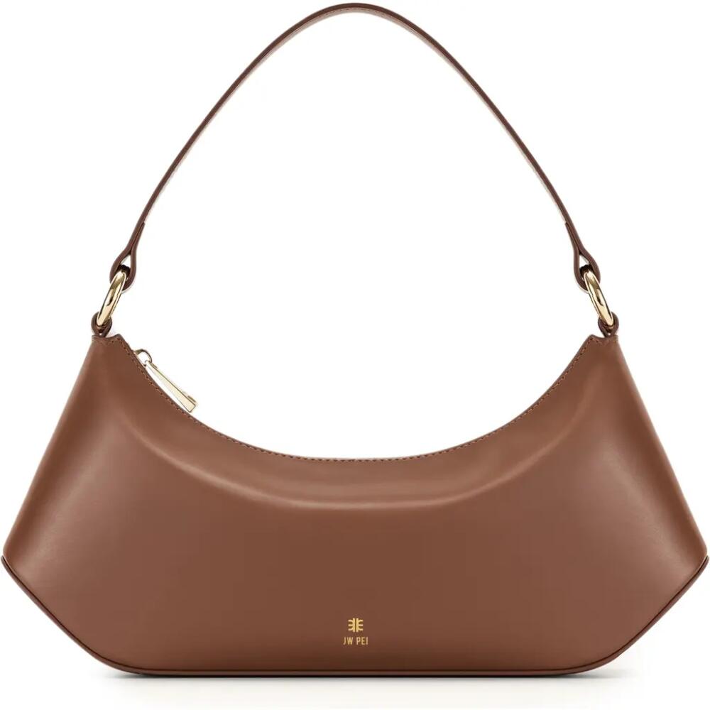 JW PEI Lily Faux Leather Shoulder Bag in Brown Cover