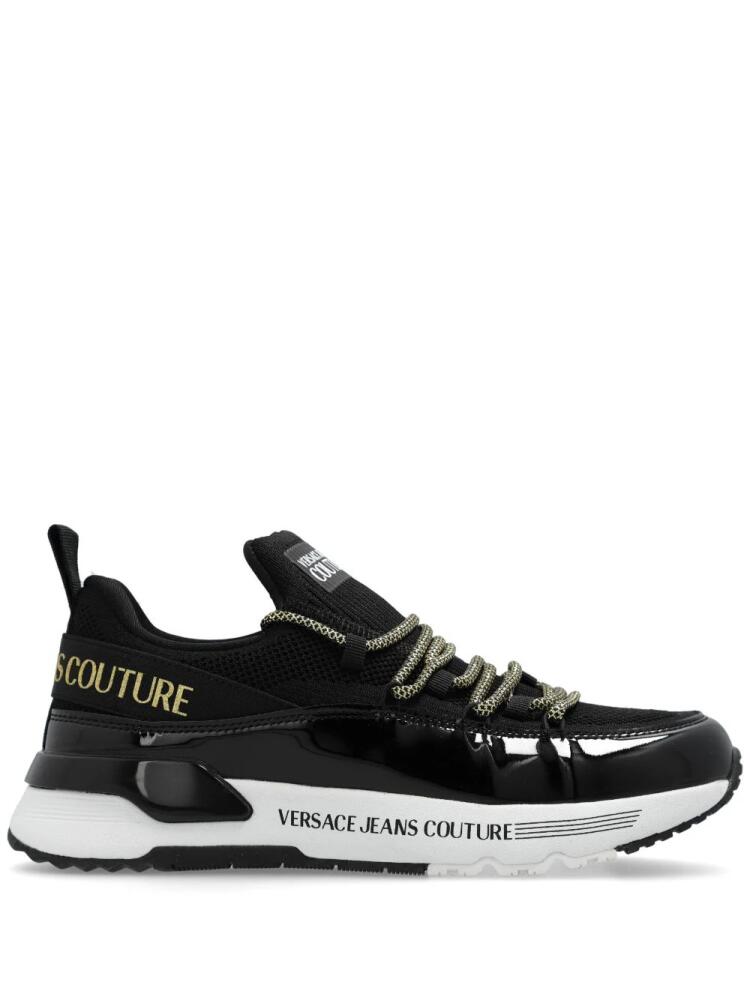 Versace Jeans Couture Dynamic logo-print sneakers - Black Cover