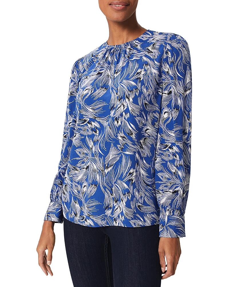 Hobbs London Printed Crewneck Top Cover