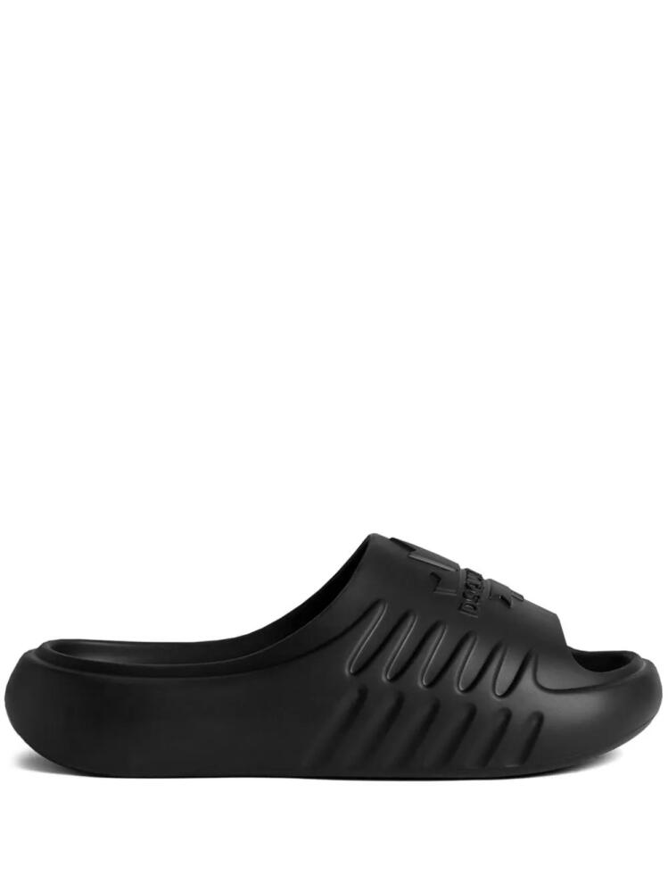 DSQUARED2 logo-embossed slides - Black Cover