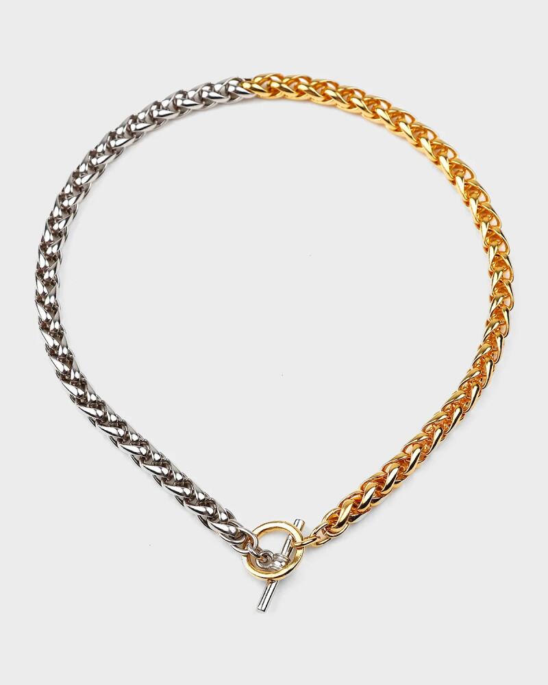 Ben-Amun Two-Tone Twist Link Necklace Cover