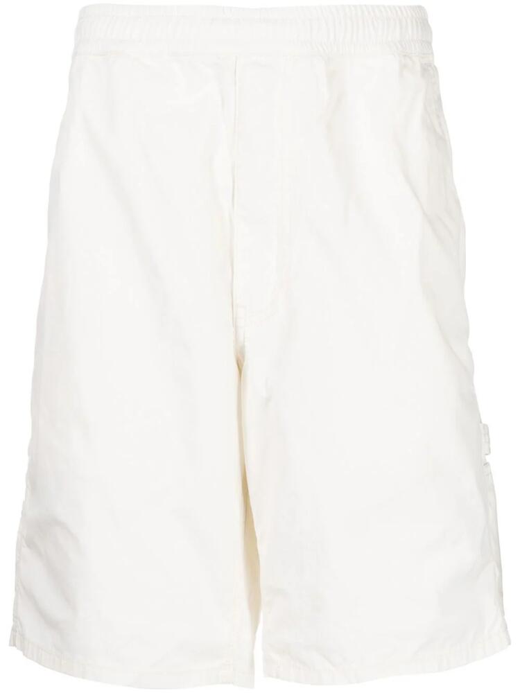 CHOCOOLATE logo-detail cargo shorts - White Cover