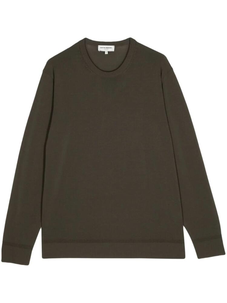 Man On The Boon. cotton-blend sweater - Green Cover