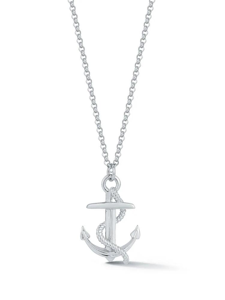 Mateo anchor pendant necklace - Silver Cover