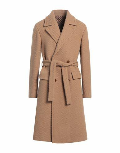 Etro Man Coat Camel Wool, Polyamide, Polyester, Acrylic Cover