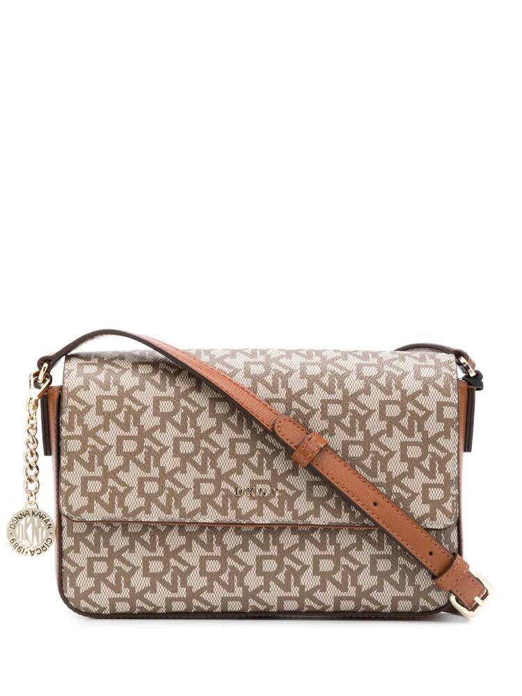 DKNY Bryant logo crossbody bag - Neutrals Cover