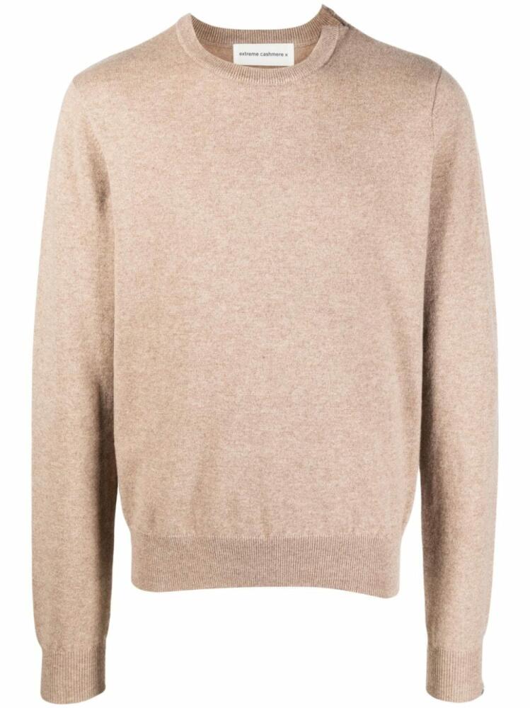 extreme cashmere crew-neck long-sleeve jumper - Neutrals Cover