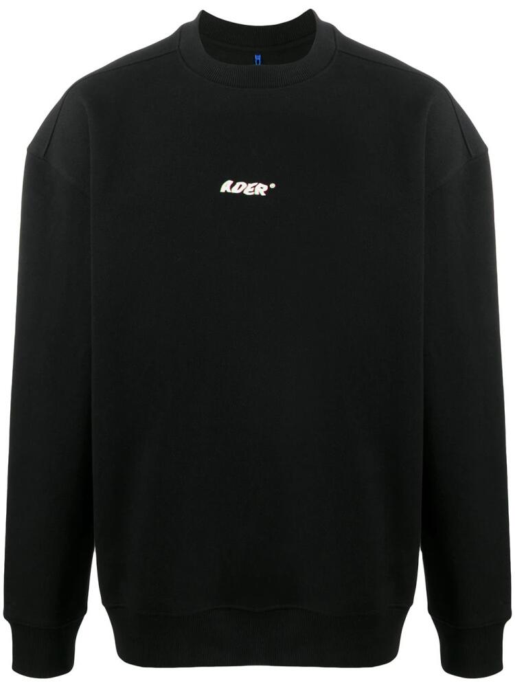 Ader Error logo print sweatshirt - Black Cover