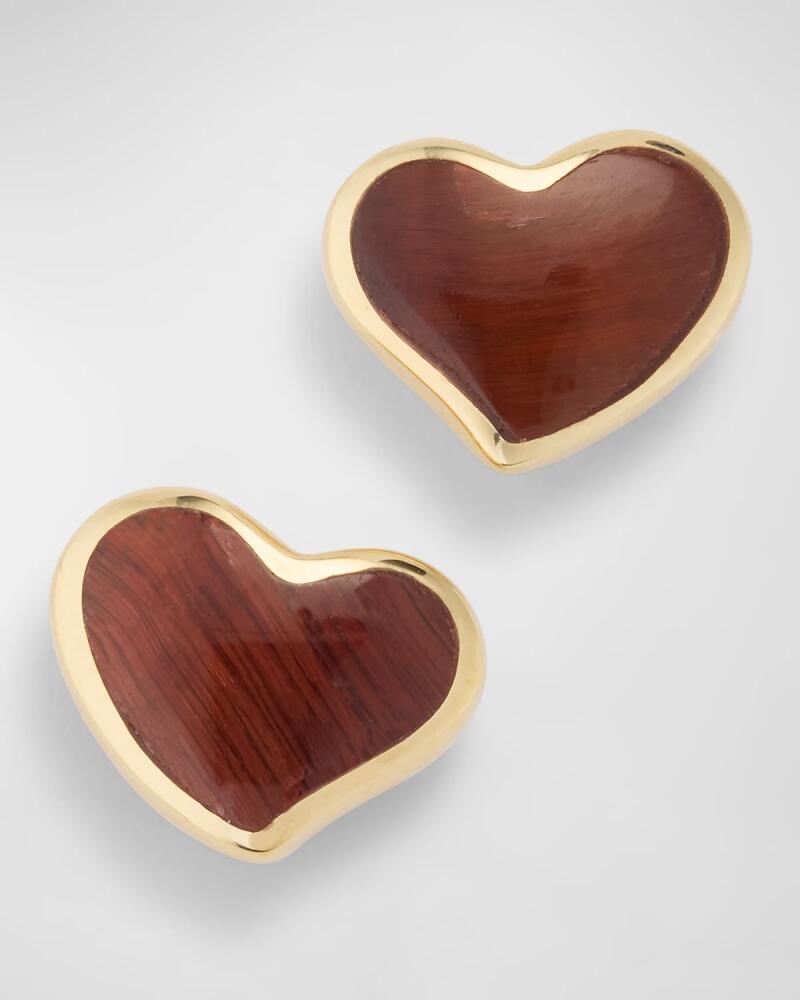 Jan Leslie Heart Stud Earrings Cover