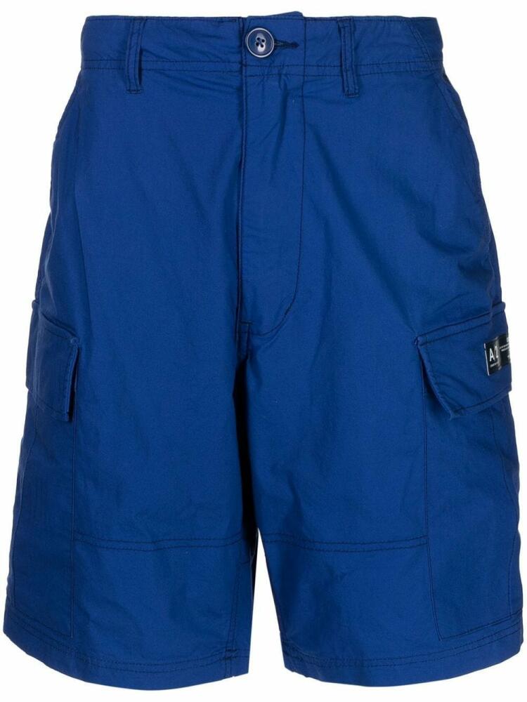 CHOCOOLATE logo-detail cargo shorts - Blue Cover