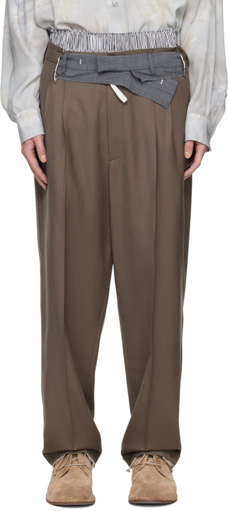 Magliano Brown Signature Superpants Trousers Cover