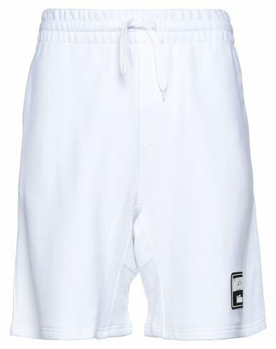 Moschino Man Shorts & Bermuda Shorts White Cotton Cover