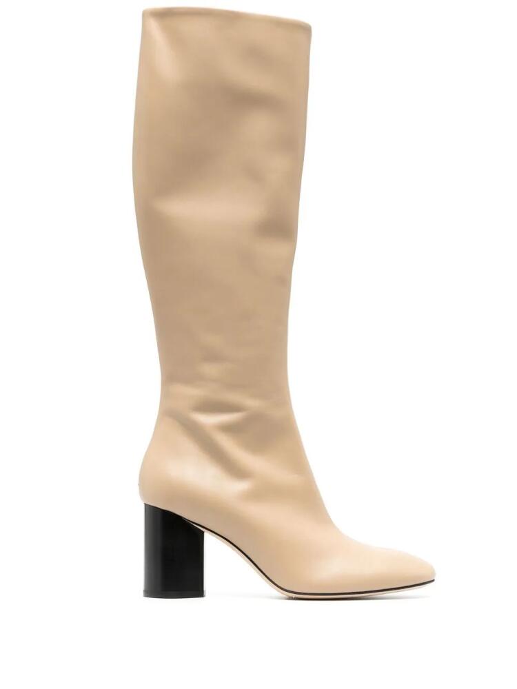 Aeyde Ariana leather boots - Neutrals Cover