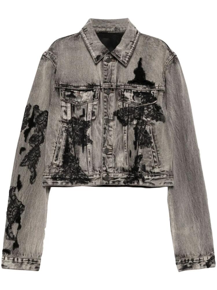 JNBY distressed denim jacket - Grey Cover