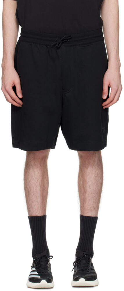 Y-3 Black Loose-Fit Shorts Cover