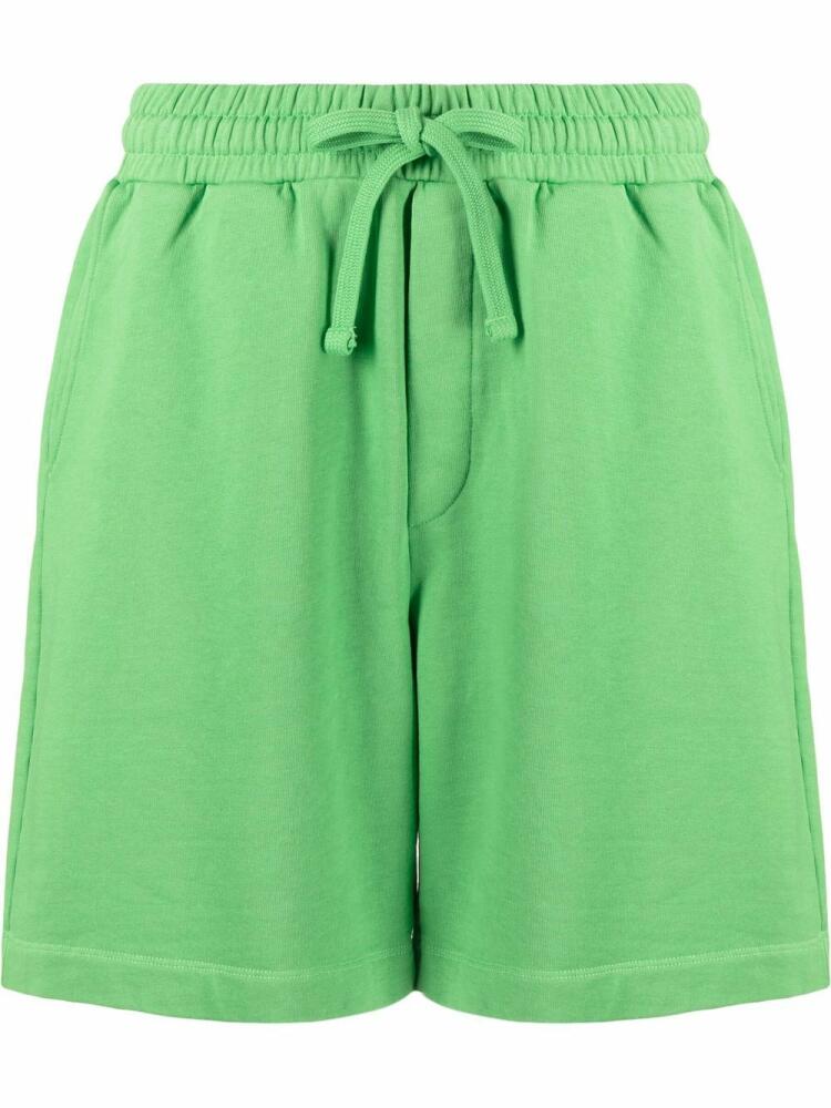 Nanushka organic cotton drawstring shorts - Green Cover