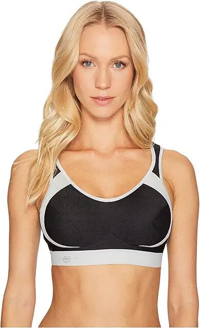 Anita Extreme Control Soft Cup Sports Bra 5527 (Black) Women's Bra Cover