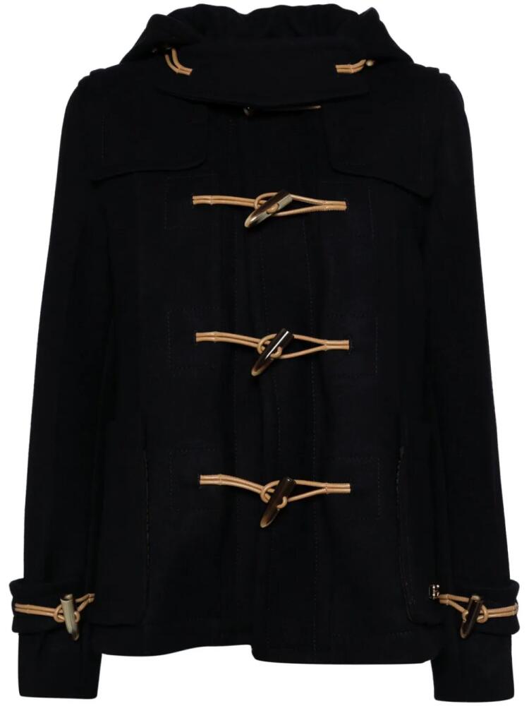 Victoria Beckham oversized duffle jacket - Blue Cover