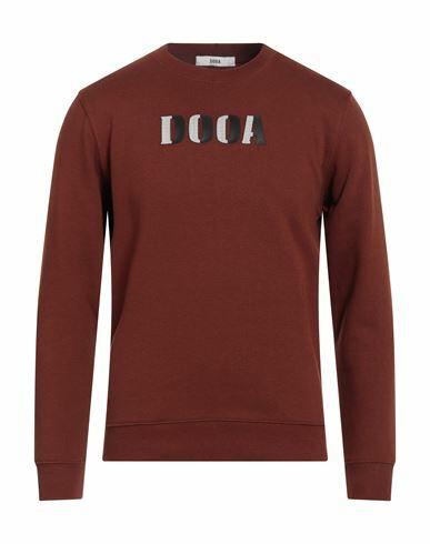 Dooa Man Sweatshirt Rust Cotton, Polyester Cover